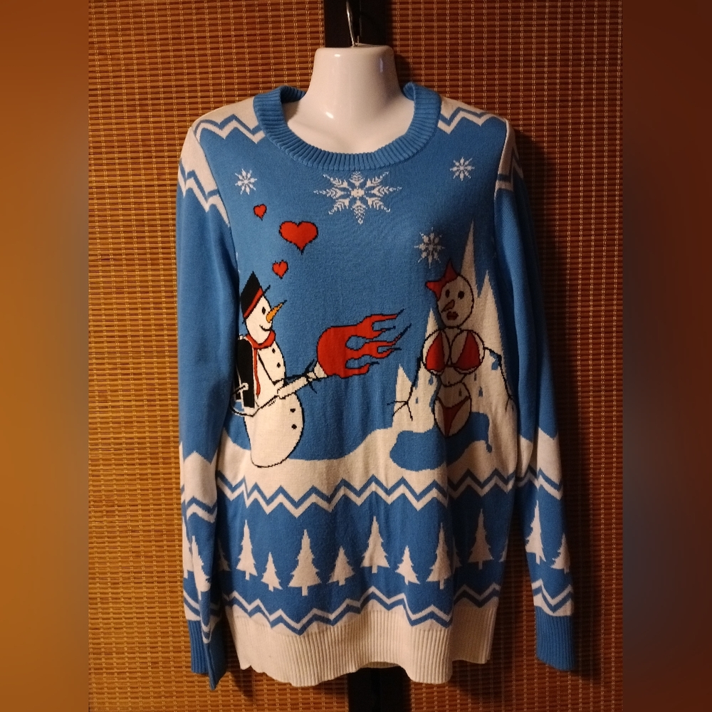 LA Police Gear "snowman" Christmas sweater